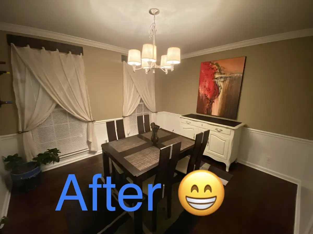 Professional dining room restoration after water damage in Maplewood